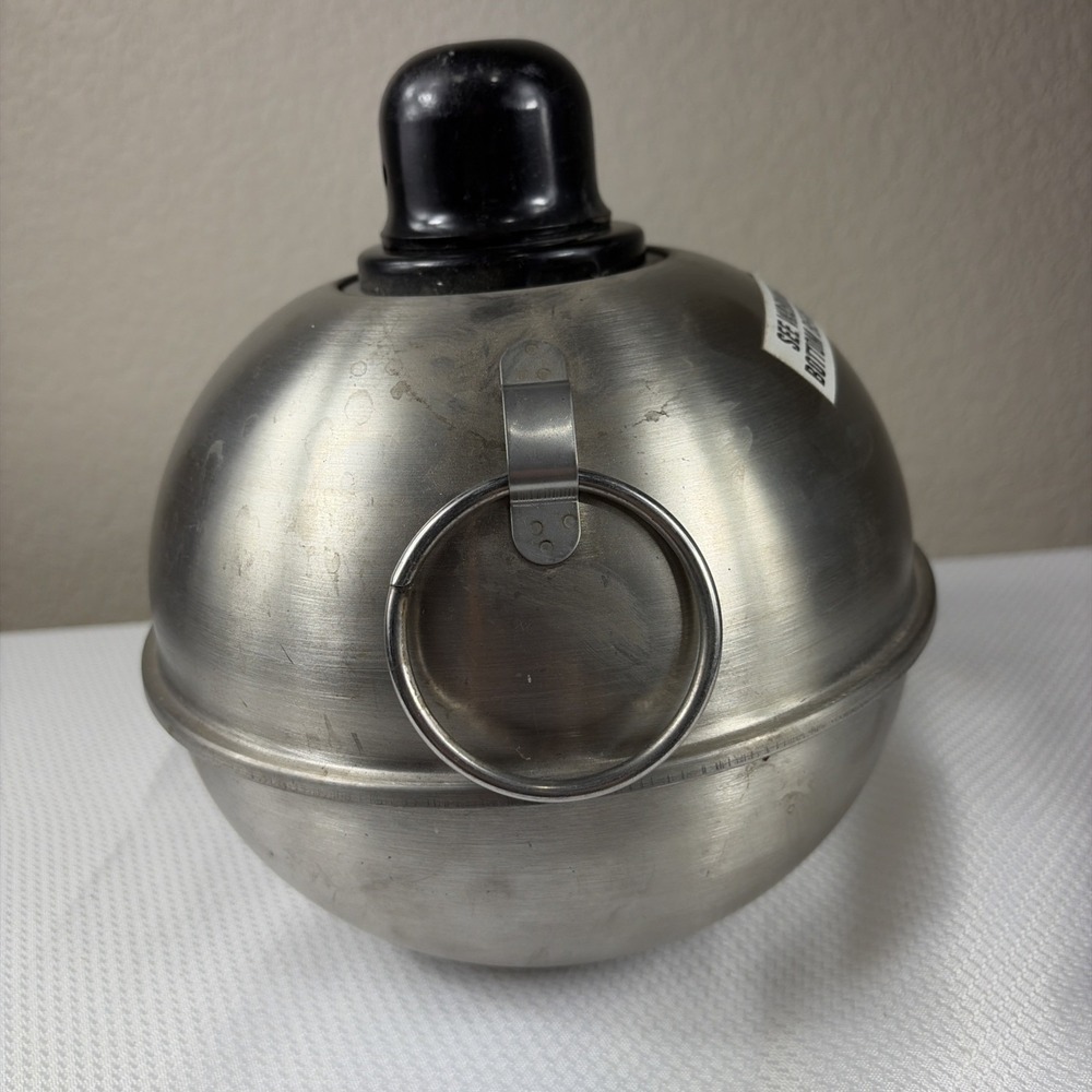 Vintage Stork 500-038‎ Smudge Pot  Chrome Steel Highway Torch / Railroad Flare